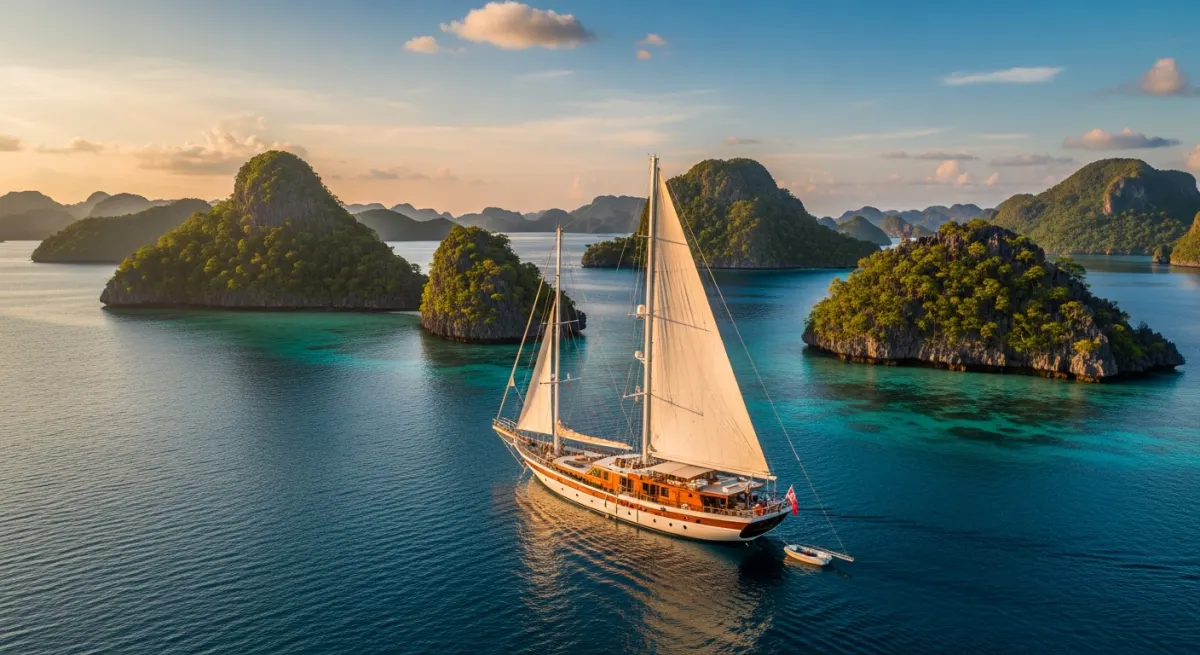Raja Ampat Superyacht Charter — 30m+ Vessels with Full Crew